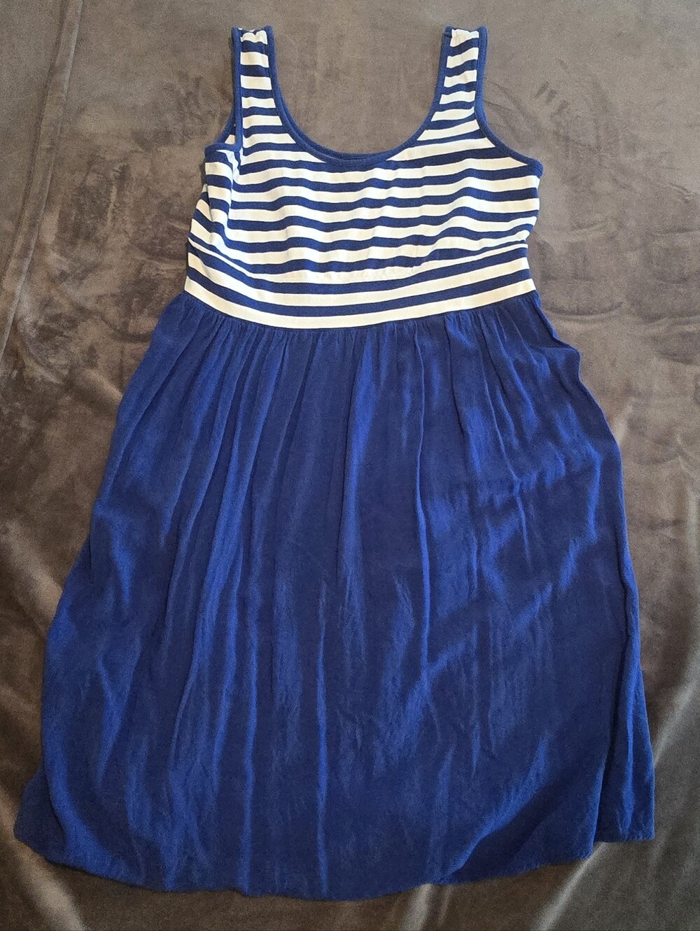 Torrid Blue White Striped Tank Dress Casual Size 0 Vintage